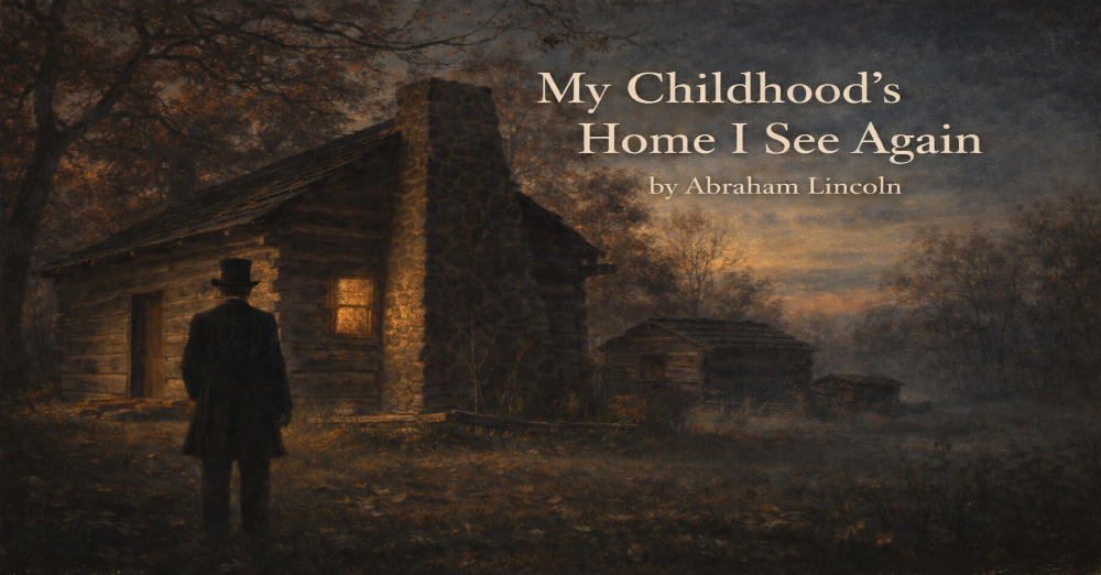My Childhood’s Home I See Again