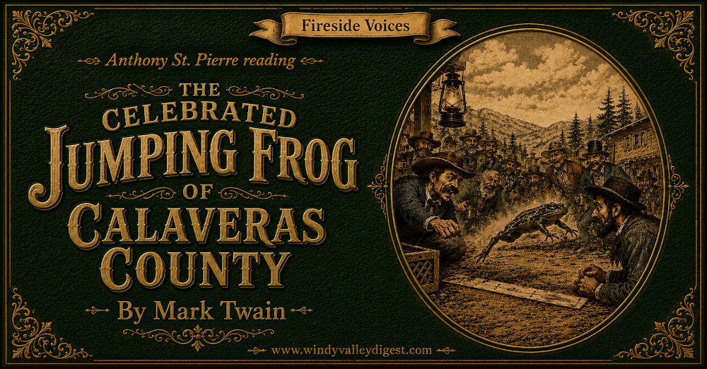 The Celebrated Jumping Frog of Calaveras County by Mark Twain – Fireside Voices